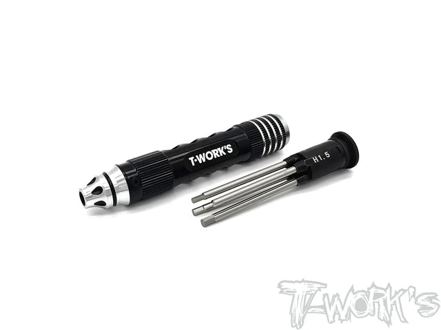 T-Works TT-086-S Multi-tool Hex Set - 1.5/2.0/2.5/3.0mm - RCXX - rc racing for professionals