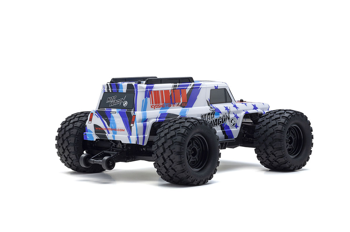 Kyosho KB10W Mad Wagon VE 3S 4WD 1:10 Readyset - BLAU/WEISS