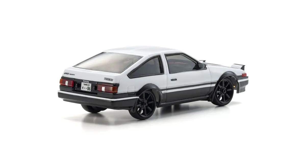 Kyosho First Mini-Z 1:28 Toyota Sprinter Trueno AE86 WH/BK