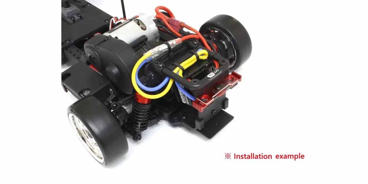 Karosseriehalterung hinten Kyosho Fazer FZD2 - Alu