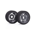 Matrix 1/8 GP Tires FRONT 32 SHORE FIVE UGRIP CARBON RIM (2) - MX-8A32UGC - RCXX - rc racing for professionals
