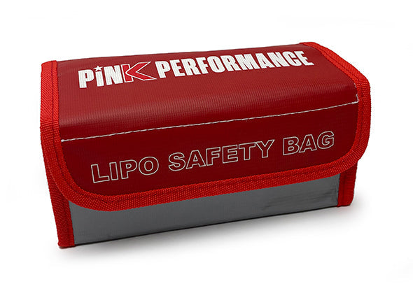 LiPo Akku Schutzbeutel Pink Performance - M (185x75x65mm)
