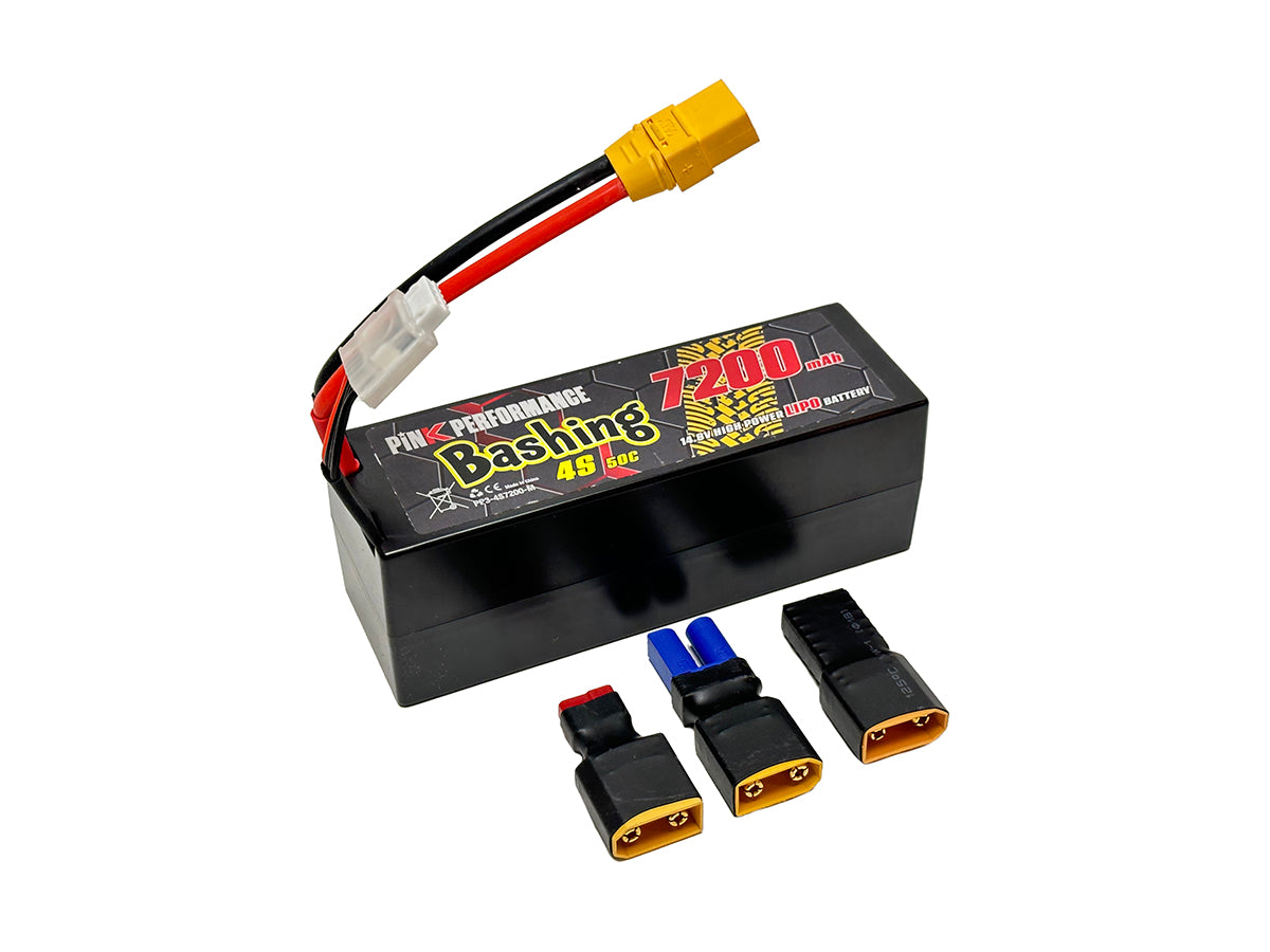 Pink Bashing LiPo 4S 14.8V-7200-50C (Multi) 139x47x49mm 655g