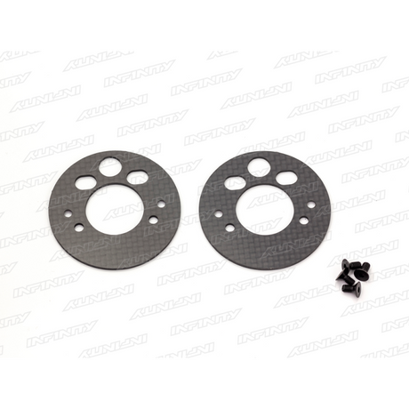 Infinity FRONT CARBON WHEEL PLATE (2) R0311 - RCXX - rc racing for professionals
