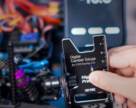 SkyRC Camber Gauge Digital Bluetooth - CTG-015 - RCXX - RC Racing Shop | RC Models | Tuning & Spare Parts for Professionals