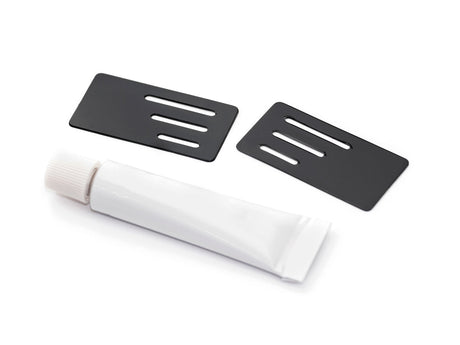 SMJ WING ENDPLATE with SLIT for 1/10 TC with GLUE (Black/0.5mm/2pcs) - SMJ1323G - RCXX - rc racing for professionals