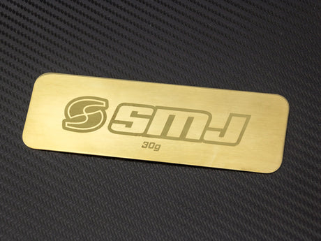 SMJ BATTERY WEIGHT PLATE 30gr. (Gold) (1) - SMJ3479 - RCXX - rc racing for professionals