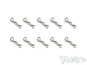 T-Works TA-121S Bent Body Clips S (10) - RCXX - rc racing for professionals