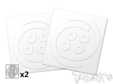 T-Works TA-128-A 1/10 Fender & Body Post Protectors SET - RCXX - rc racing for professionals