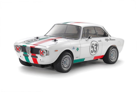 Tamiya 1/10 RC Alfa Giulia Sprint GTA Club Racer White Body Painted (MB-01) - 47501 - RCXX - RC Racing Shop | RC Models | Tuning & Spare Parts for Professionals