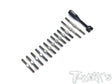 T-Works TB-198 64 Titanium Turnbuckle Set for Awesomatix A800MMX / A800FX - RCXX - rc racing for professionals