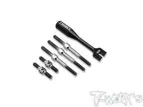 T-Works TB-295 64 Titanium Turnbuckle Set for Infinity IF15-II - RCXX - rc racing for professionals