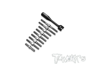 T-Work's TB-324 64 Titanium Turnbuckle Set ( For AXON TC10/3 ) - RCXX - RC Racing Shop | RC Models | Tuning & Spare Parts for Professionals