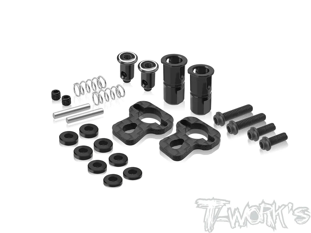 T-Works Easy-Snap Battery Holder Post / No Thread for Awesomatix A800R (2) TE-257-B - RCXX - rc racing for professionals