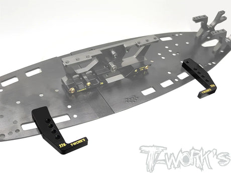 T-Works TE-A800R-B Brass Battery Holder for Awesomatix A800R - 2pcs. / Each 22g. - RCXX - rc racing for professionals