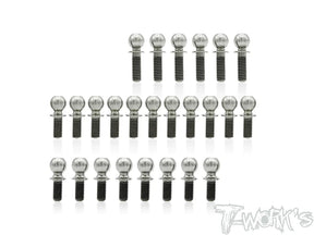 T-Works TP-118 64 Titanium Ball End set for Awesomatix A800FX - RCXX - rc racing for professionals