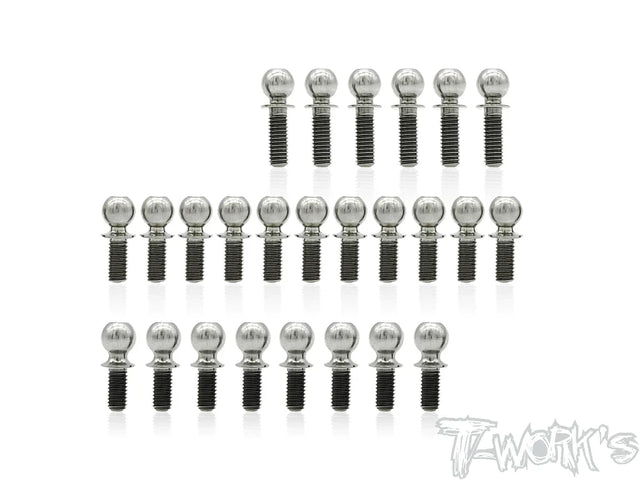 T-Works TP-118 64 Titanium Ball End set for Awesomatix A800FX - RCXX - rc racing for professionals