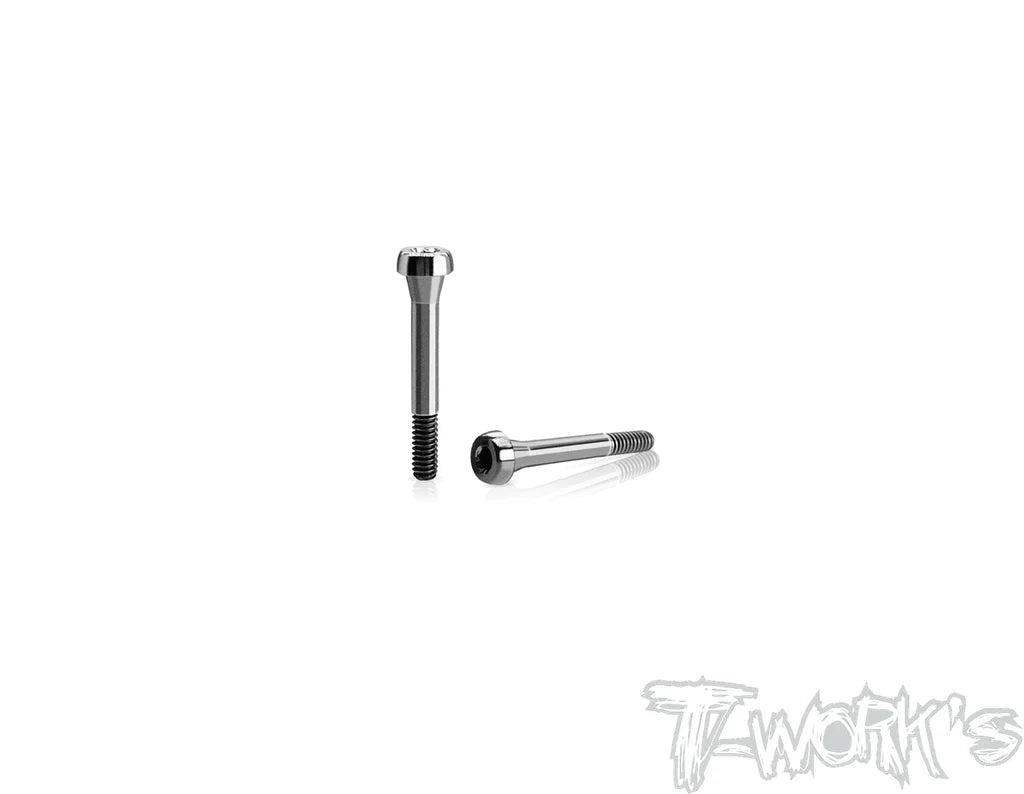 T-Works TP-800R-C 64 Titanium Body Shell Front End Downtravel Screw for Awesomatix A800R - 2pcs. - RCXX - rc racing for professionals