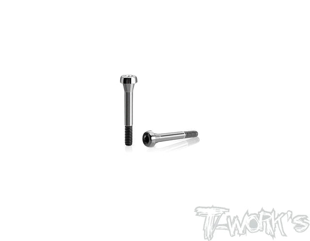 T-Works TP-800R-C 64 Titanium Body Shell Front End Downtravel Screw for Awesomatix A800R - 2pcs. - RCXX - rc racing for professionals