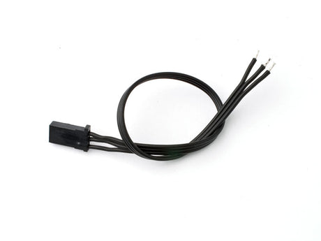 TQ Servo JR Kabel Verlängerung "Triple Black" 22 Gauge (1) 180mm - RCXX - rc racing for professionals