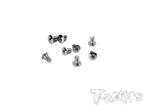 T-Works TSS-305LP 3x5mm Hex. Socket Head Low Profile Half Thread Screws (8) - RCXX - rc racing for professionals