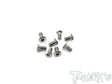 T-Works TSS-306LP 3x6mm 64 Titanium Hex Socket Head Low Profile Half Thread Screws (8) - RCXX - rc racing for professionals