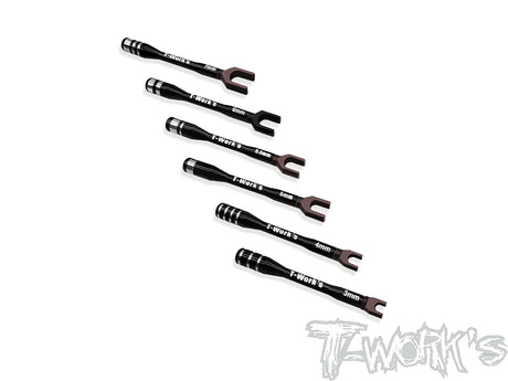 T-Works TT-015 Spring Steel Turnbuckle Wrench Set (3/4,5/5.5/6/7mm) - RCXX - rc racing for professionals