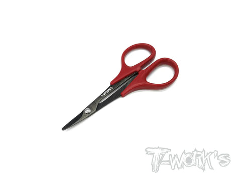 T-Works TT-021-BK Black Titanium Nitride Lexan Curved Scissor (1) - RCXX - rc racing for professionals