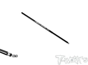 T-Works TT-026-B2.0 HSS Hex Ball Wrench Replacement Tip 2.0 x 120mm (1) - RCXX - rc racing for professionals