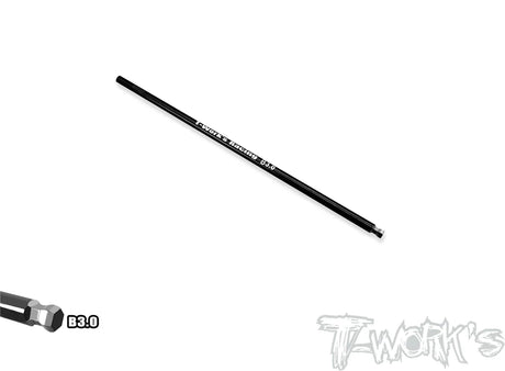 T-Works TT-026-B3.0 HSS Hex Ball Wrench Replacement Tip 3.0 x 120mm (1) - RCXX - rc racing for professionals