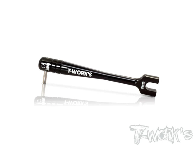 T-Works TT-053 Turnbuckle Duo-purpose Adjustment Tool - 2mm Pin - RCXX - rc racing for professionals