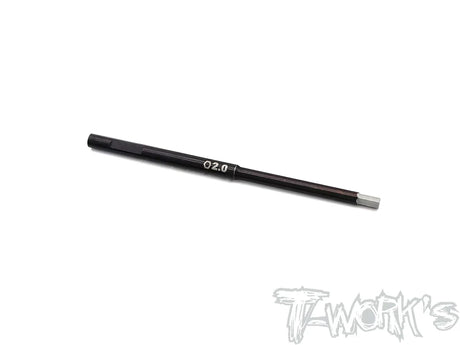 T-Works TT-072-H HSS Hex Wrench Replacement Tip 2.0 x 60mm (1) - RCXX - rc racing for professionals