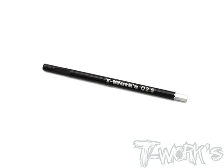 T-Works TT-072-H HSS Hex Wrench Replacement Tip 2.5 x 60mm (1) - RCXX - rc racing for professionals
