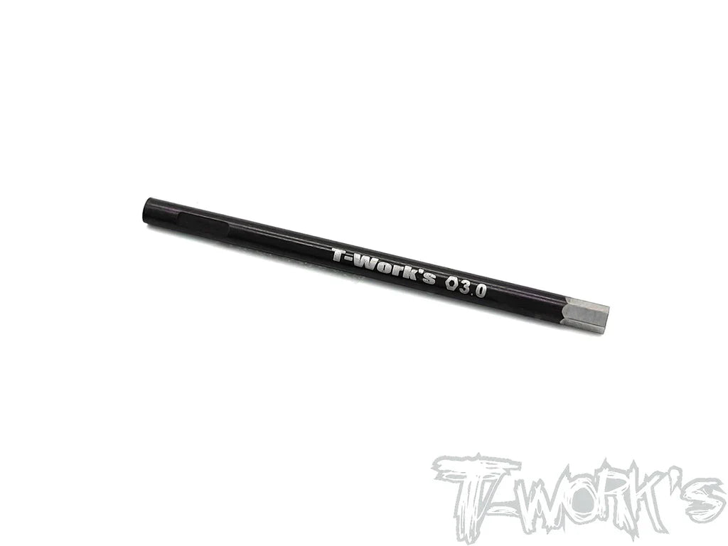 T-Works TT-072-H HSS Hex Wrench Replacement Tip 3.0 x 60mm (1) - RCXX - rc racing for professionals