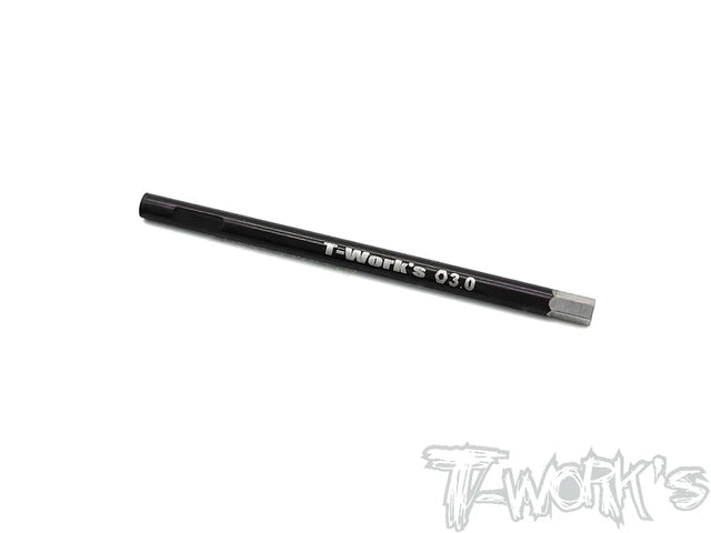 T-Works TT-072-H HSS Hex Wrench Replacement Tip 3.0 x 60mm (1) - RCXX - rc racing for professionals