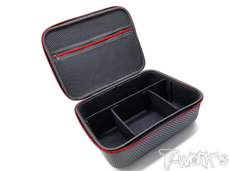T-Works TT-075-B Compact Hard Case Parts Bag (1) - RCXX - rc racing for professionals
