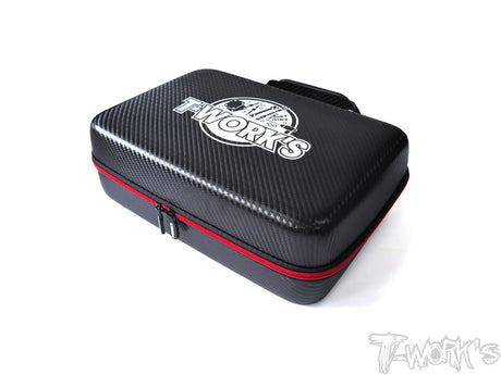 T-Works TT-075-C Compact Hard Case Parts Bag L (1) 33x23x10cm - RCXX - rc racing for professionals