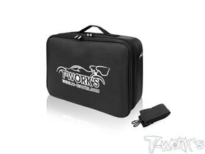 T-Works TT-075-F-L Hard Case Parts Large Bag (1) - with hard Separator - RCXX - rc racing for professionals
