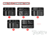 T-Works TT-075-F Hard Case Parts Bag (Hard Separator) (1) - RCXX - rc racing for professionals