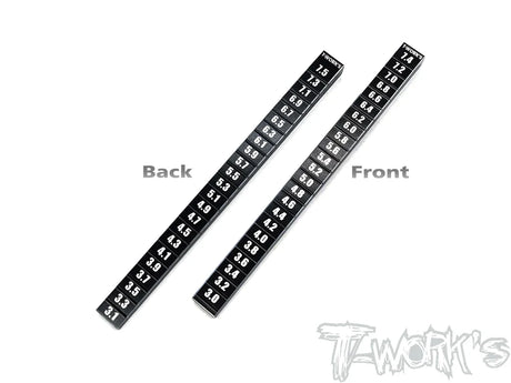 T-Works TT-095 3-7.5mm Ride Height Gauge (1) For 1/10 Touring - RCXX - rc racing for professionals