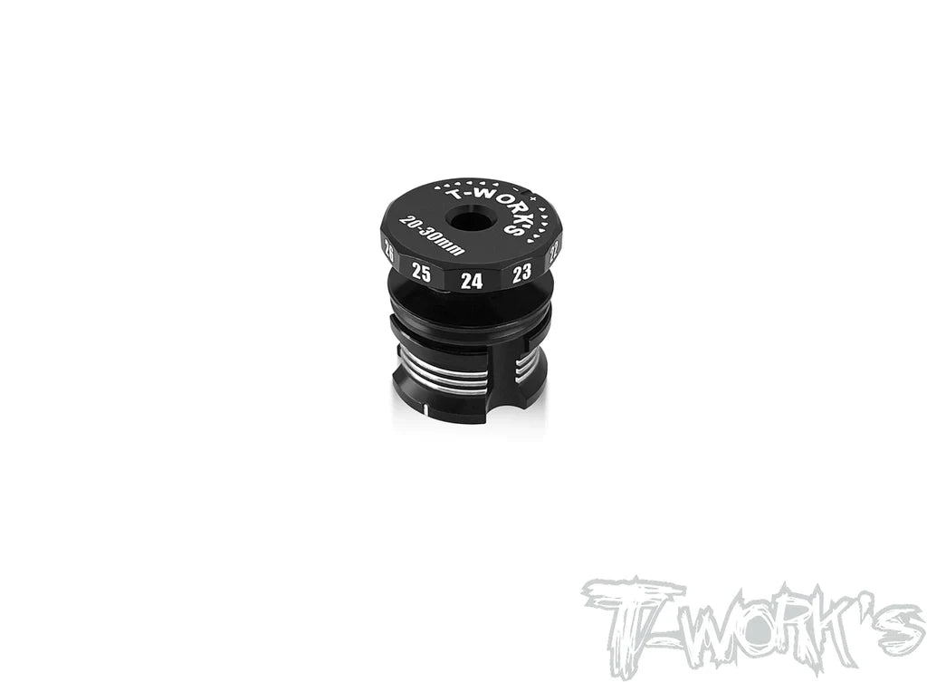 T-Works TT-116-A V2 Adjustable Ride Height Gauge 20-30mm - RCXX - rc racing for professionals