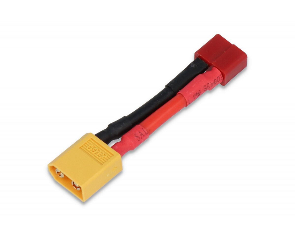 Absima Ladekabel/Adapter - T-Plug (F) - XT60 (M) - 50mm - RCXX - RC Racing Shop | RC Models | Tuning & Spare Parts for Professionals