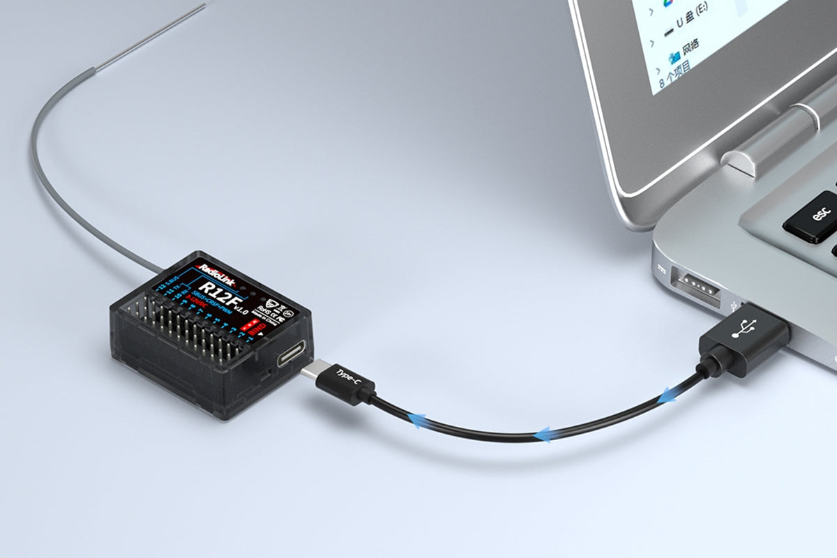 RadioLink R12F 2.4GHz 12-Kanal FHSS Empfänger - 1RL0160