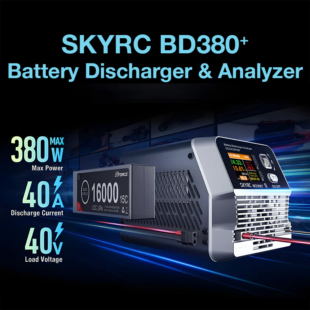 SkyRC BD380+ Battery Discharger & Analyzer - SK-600153