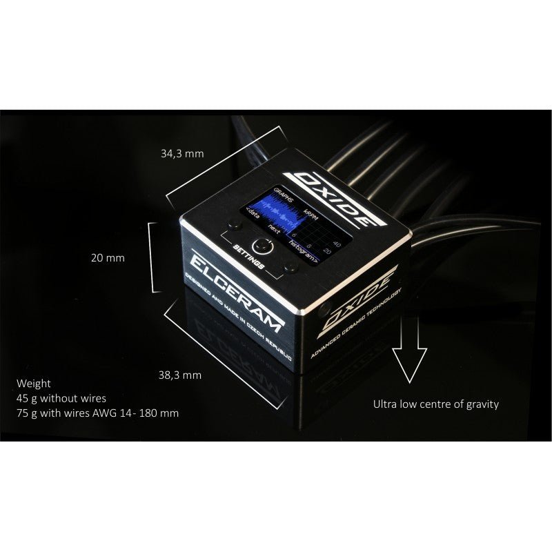 ELCERAM Oxide 1:10 Competition Brushless Stock Regler ESC - ELC008 - Elceram - HOBBYSPECTER – RC Modelle, Tuning & Zubehör