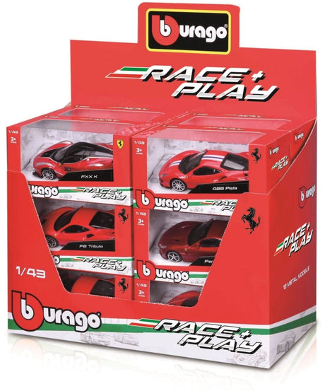 Ferrari R&P Modellautos 1/43 Windowbox assortiert - Bburago - HOBBYSPECTER – RC Modelle, Tuning & Zubehör