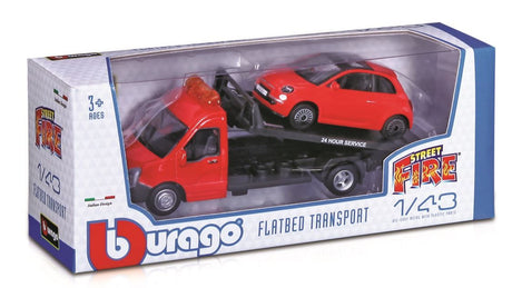 Flachbett - Autotransporter 1/43 assortiert - Bburago - HOBBYSPECTER – RC Modelle, Tuning & Zubehör