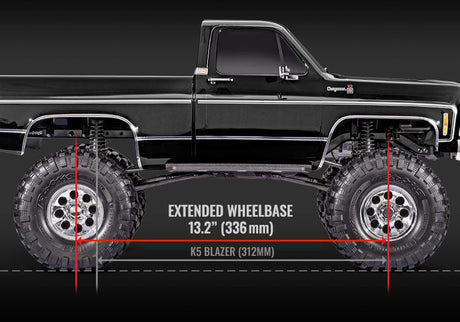 Traxxas TRX-4 Ford F-150 79 K10 High Trail Schwarz 1/10 Scale XLT RTR - Offroad - 2-Gang - Diffsperre - 92046 - RCXX - RC Racing Shop | RC Models | Tuning & Spare Parts for Professionals