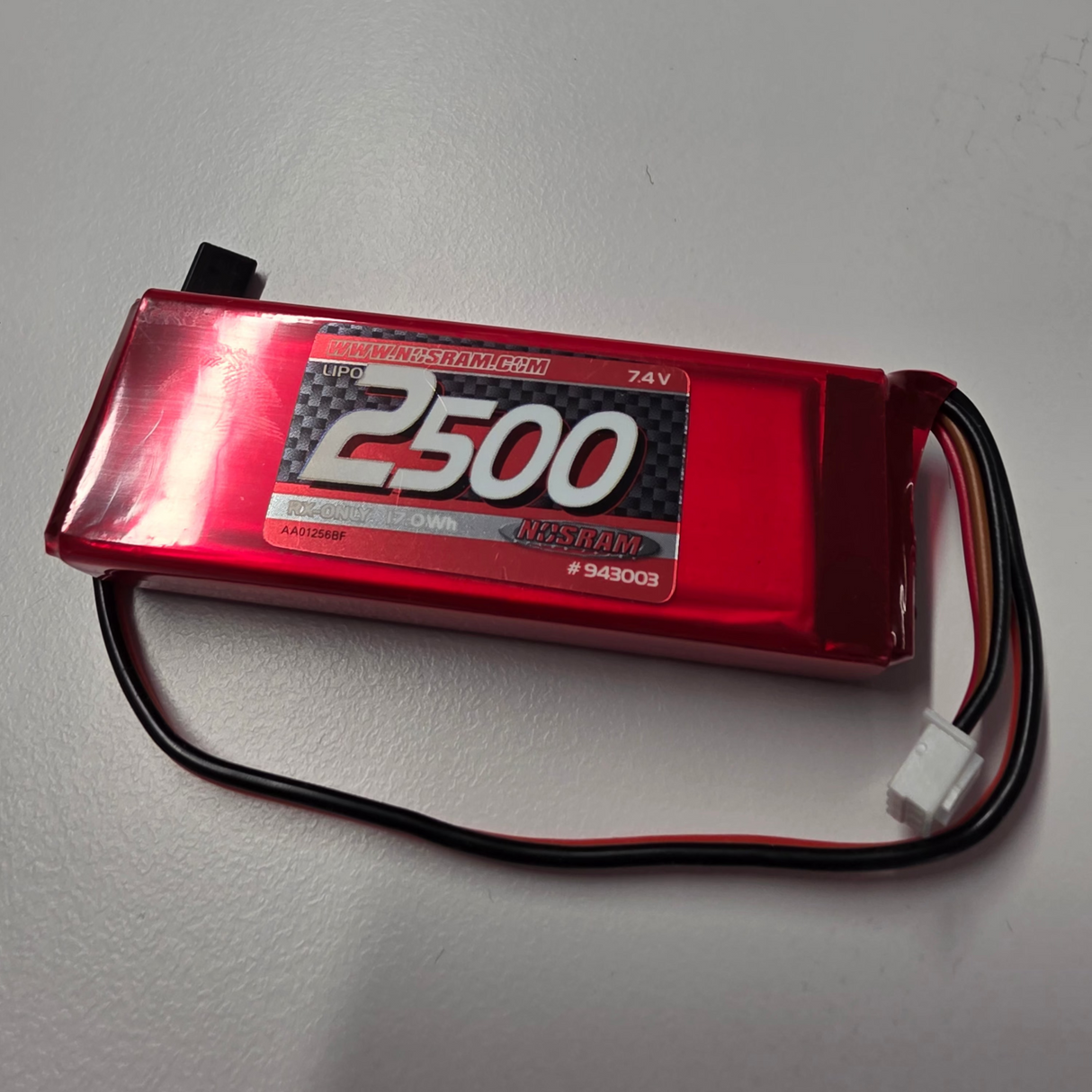 PRE ONWED Nosram LiPo 2500 RX-Pack Straight 7.4V / TX Futaba - 943003