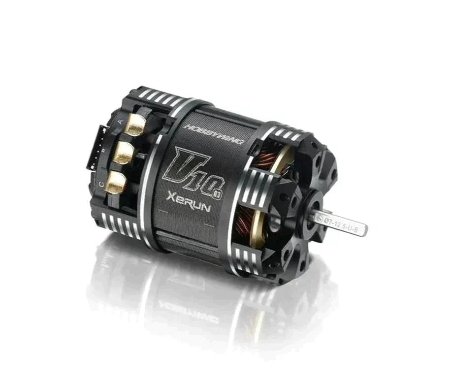 Hobbywing XeRun V10 G3 7.0T Motor - Black - RCXX - rc racing for professionals
